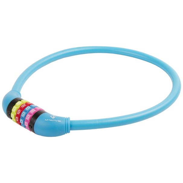 M-WAVE DS 12.6,5 S cable lock - blue