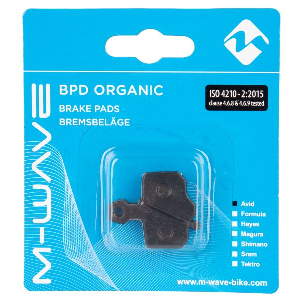 M-WAVE BPD Organic AS1 brake pads for disc brake